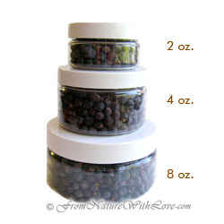 4 oz. Clear Flat PET Jar with White Caps